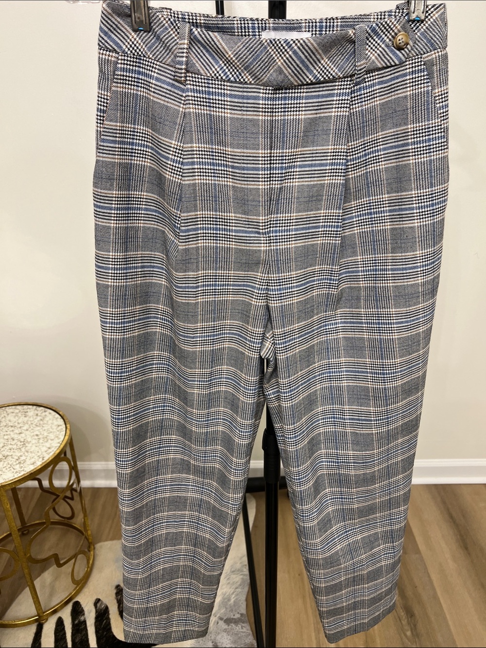 Topshop Plaid Trousers